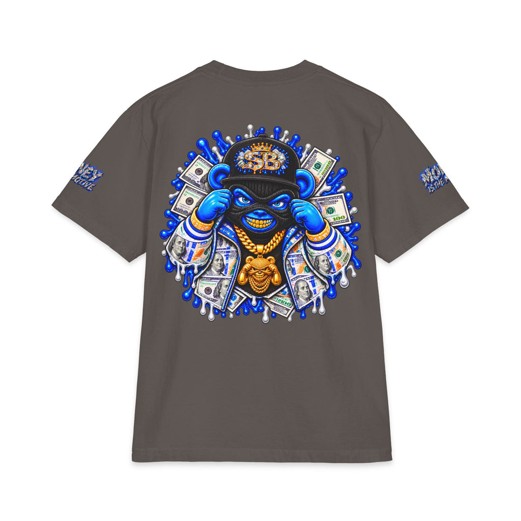 Money Is The Motive Gold Pendant | SCUMMIEBEARZ™ Shaka Wear Heavyweight Tee