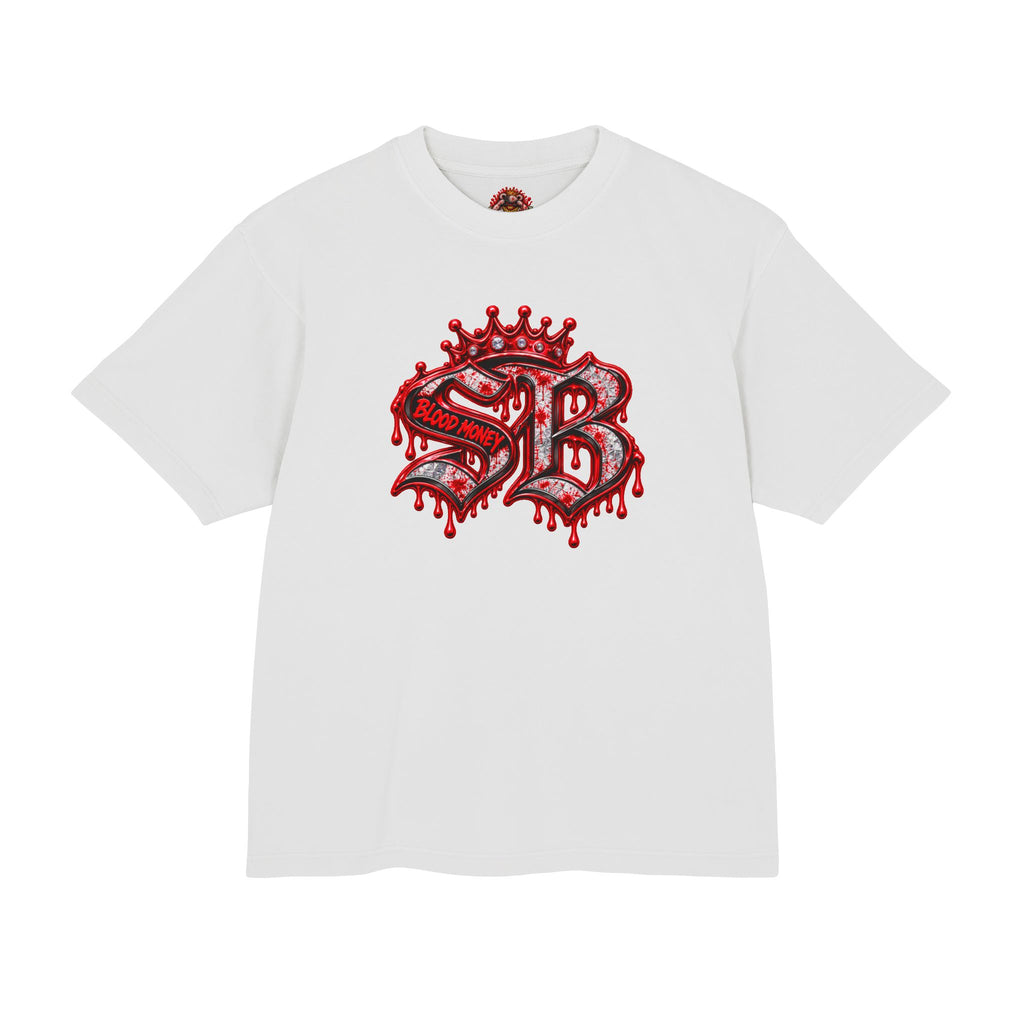 Unisex Urban Heavy Tee-BLOOD MONEY — MONEY, PRESSURE & STREET LOYALTY 🩸💵🔥-SCUMMIEBEARZ™️
