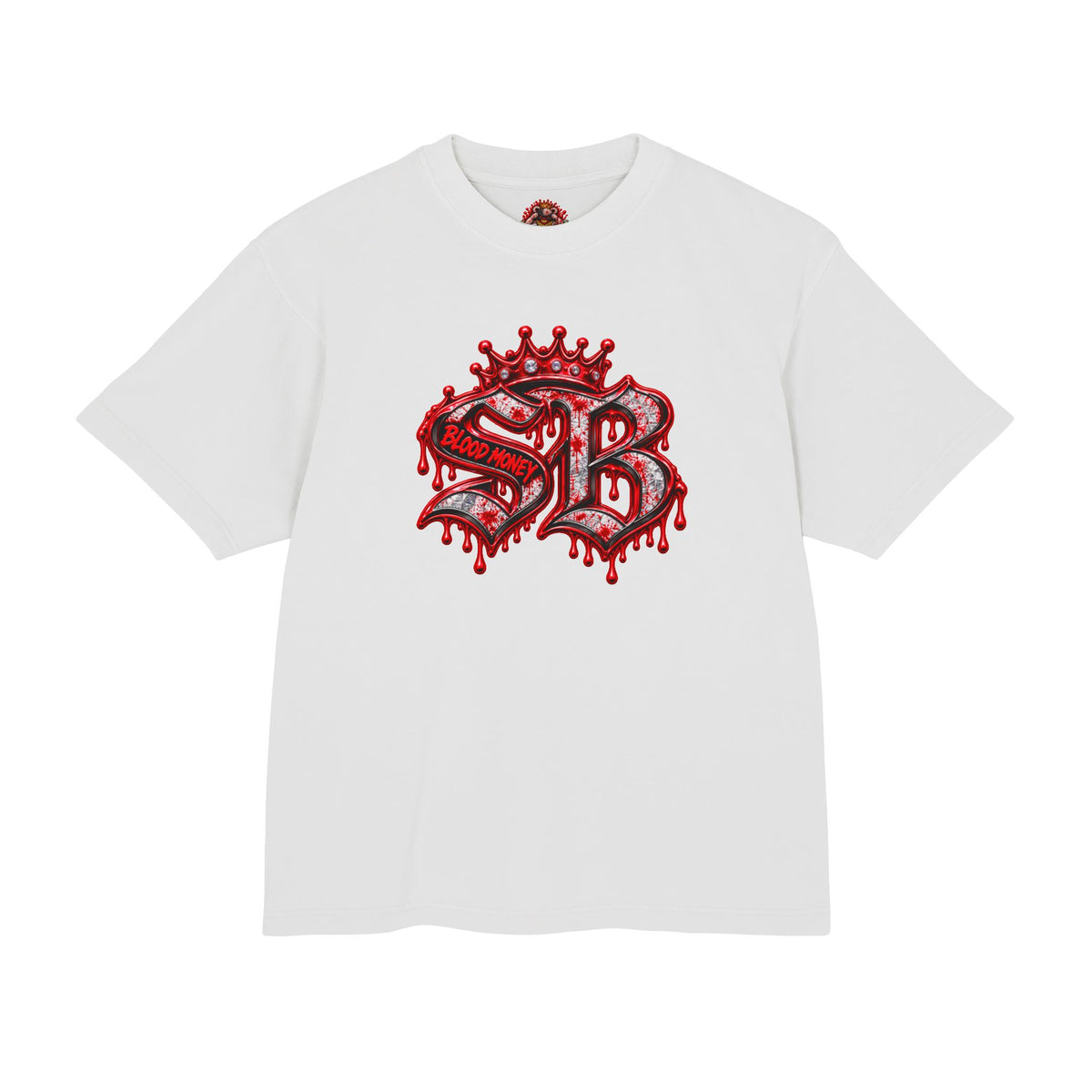 Unisex Urban Heavy Tee-BLOOD MONEY — MONEY, PRESSURE & STREET LOYALTY 🩸💵🔥-SCUMMIEBEARZ™️