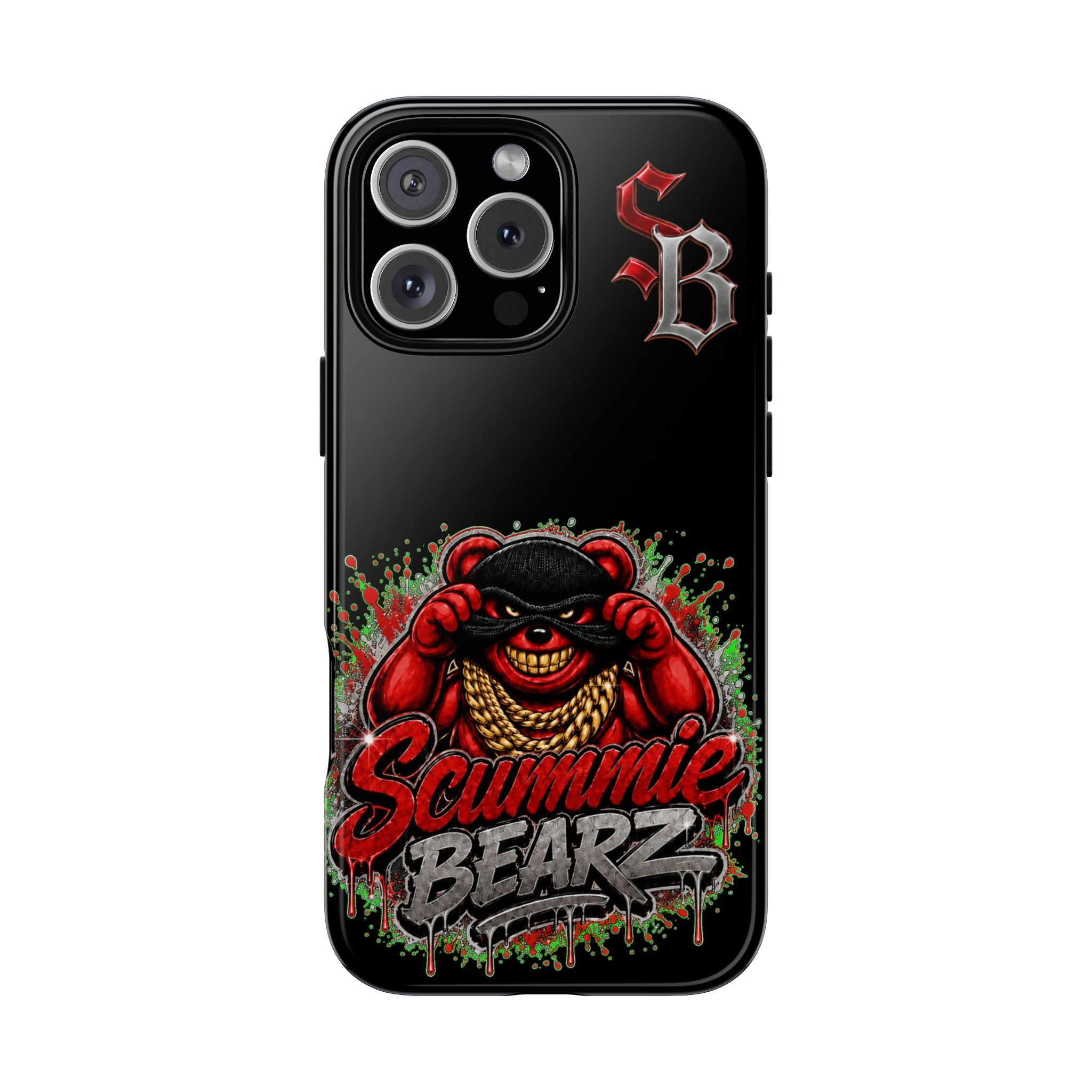 SCUMMIEBEARZ ♦️RED LOGO♦️ Tough Cases