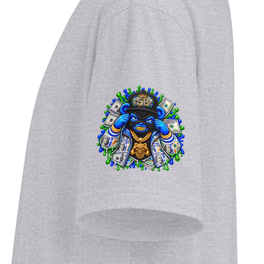 Hustle Mode, Green Remix | SCUMMIEBEARZ™ Shaka Wear Heavyweight Tee