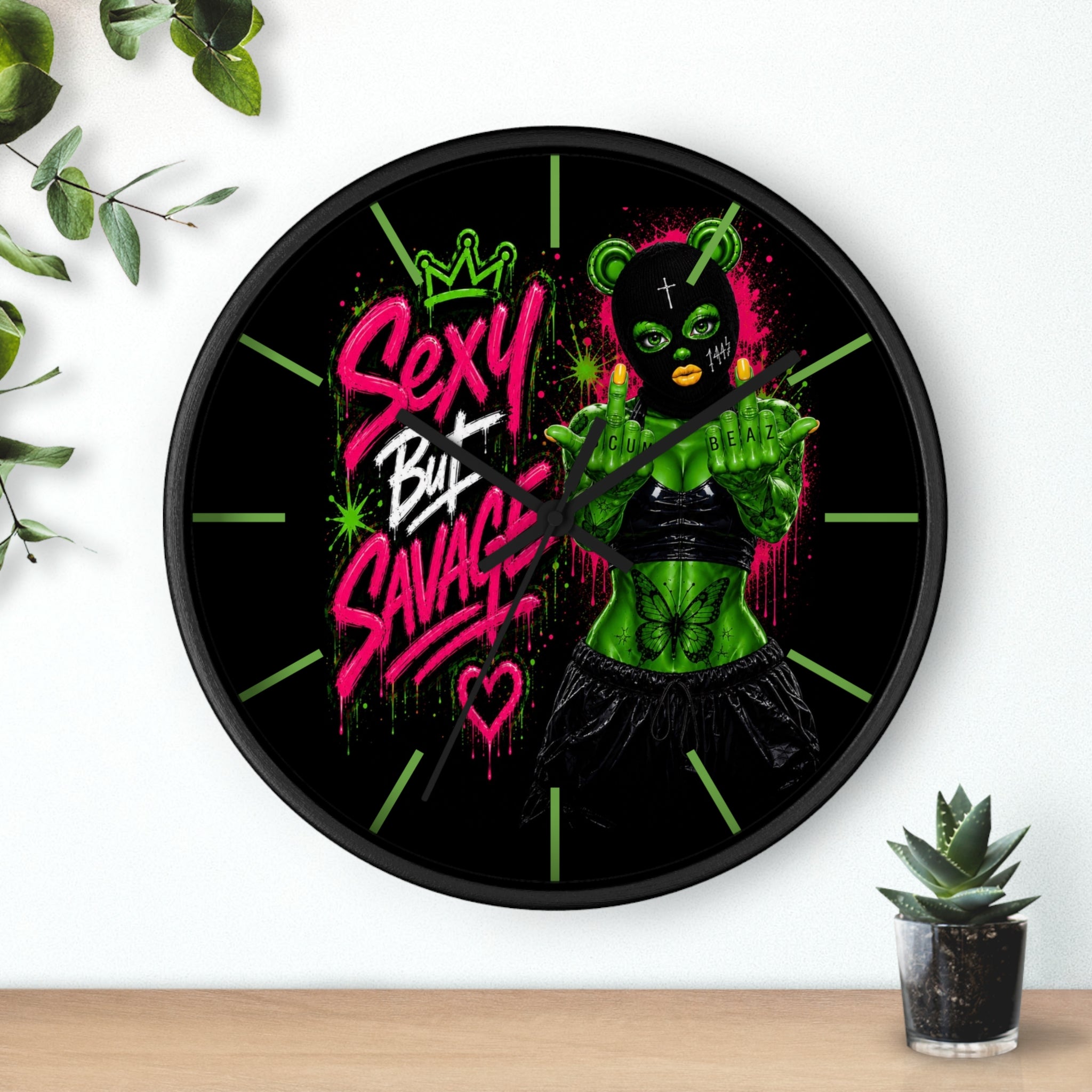 Wall Clock-Sexy But Savage Green Remix-SCUMMIEBEARZ™️