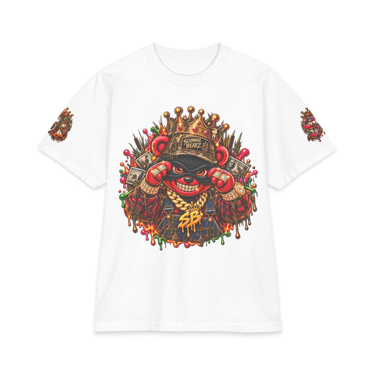The Three Untryamigos | SCUMMIEBEARZ™ Shaka Wear Heavyweight Tee
