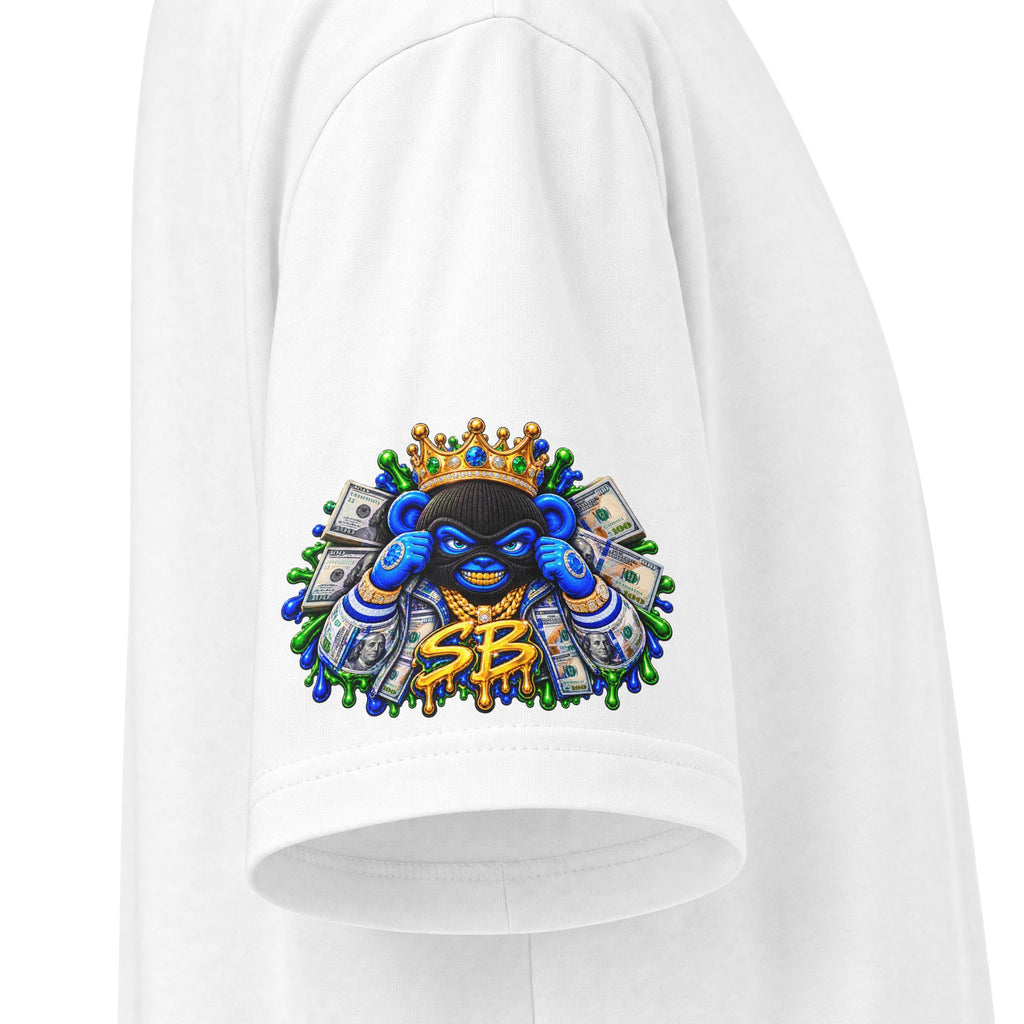 Sb Logo Paperchaser Masked Crown | SCUMMIEBEARZ™ Shaka Wear Heavyweight Tee