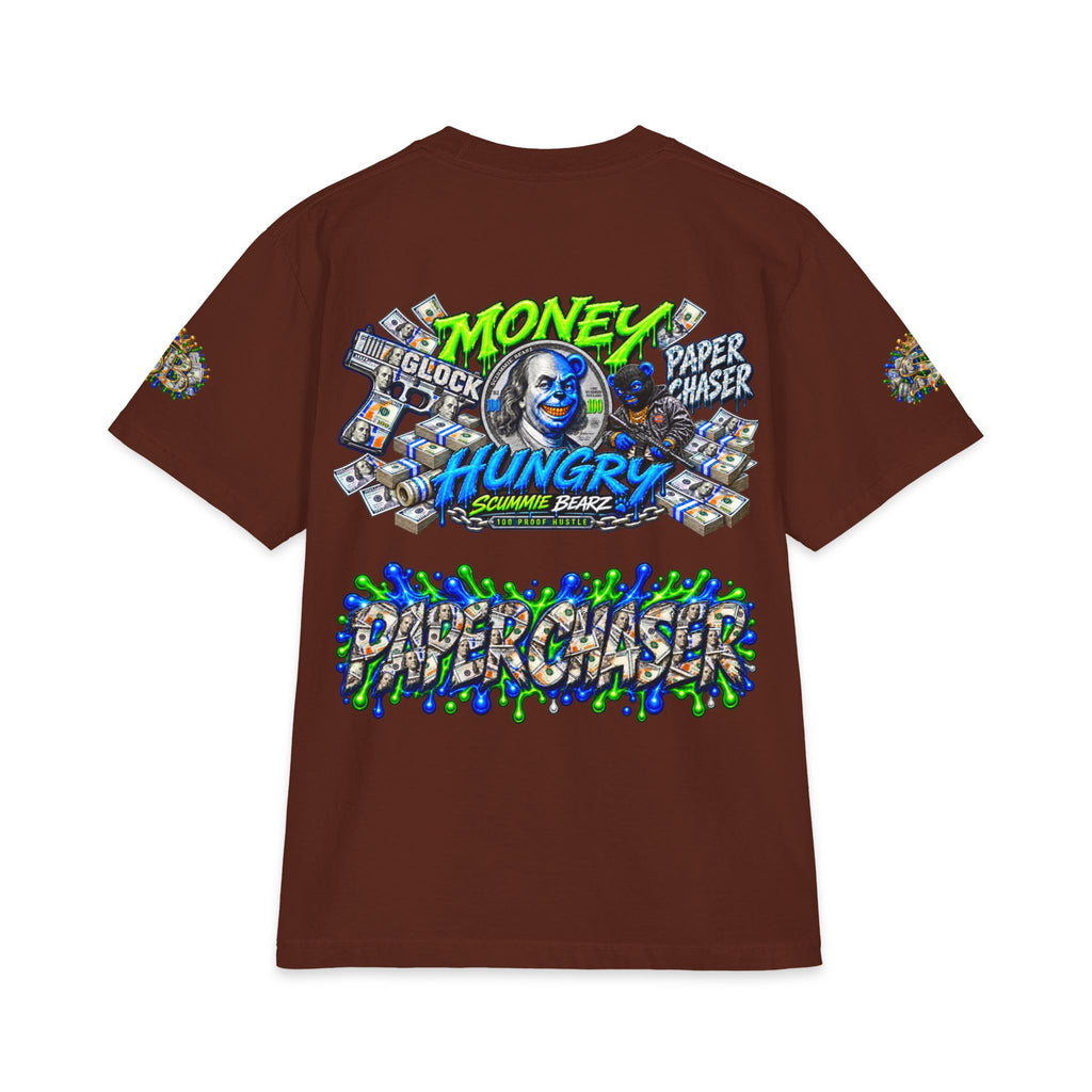 Money, Hungry Green Remix | SCUMMIEBEARZ™ Shaka Wear Heavyweight Tee