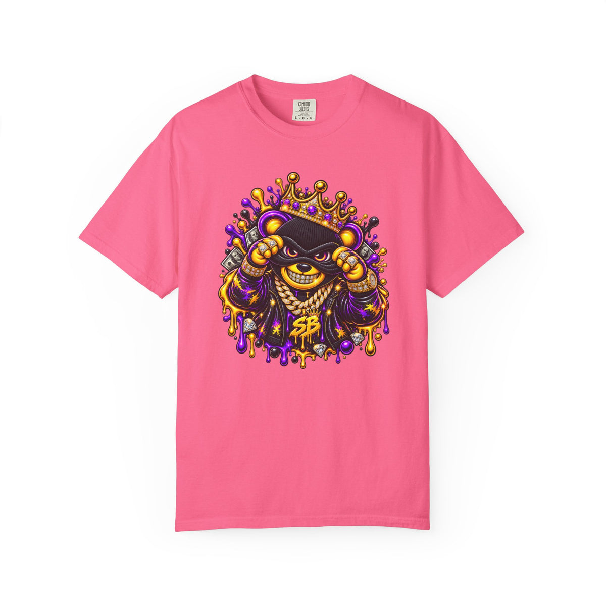 Unisex Garment-Dyed T-shirt-what you need i got it/ WHAT YOU NEED i GOT IT/CROWN MASK LOGO-SCUMMIEBEARZ™️