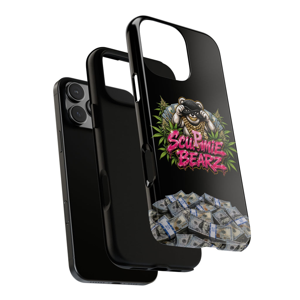 SCUMMIEBEARZ P.M.W. (P***y Money Weed) Logo Tough Cases
