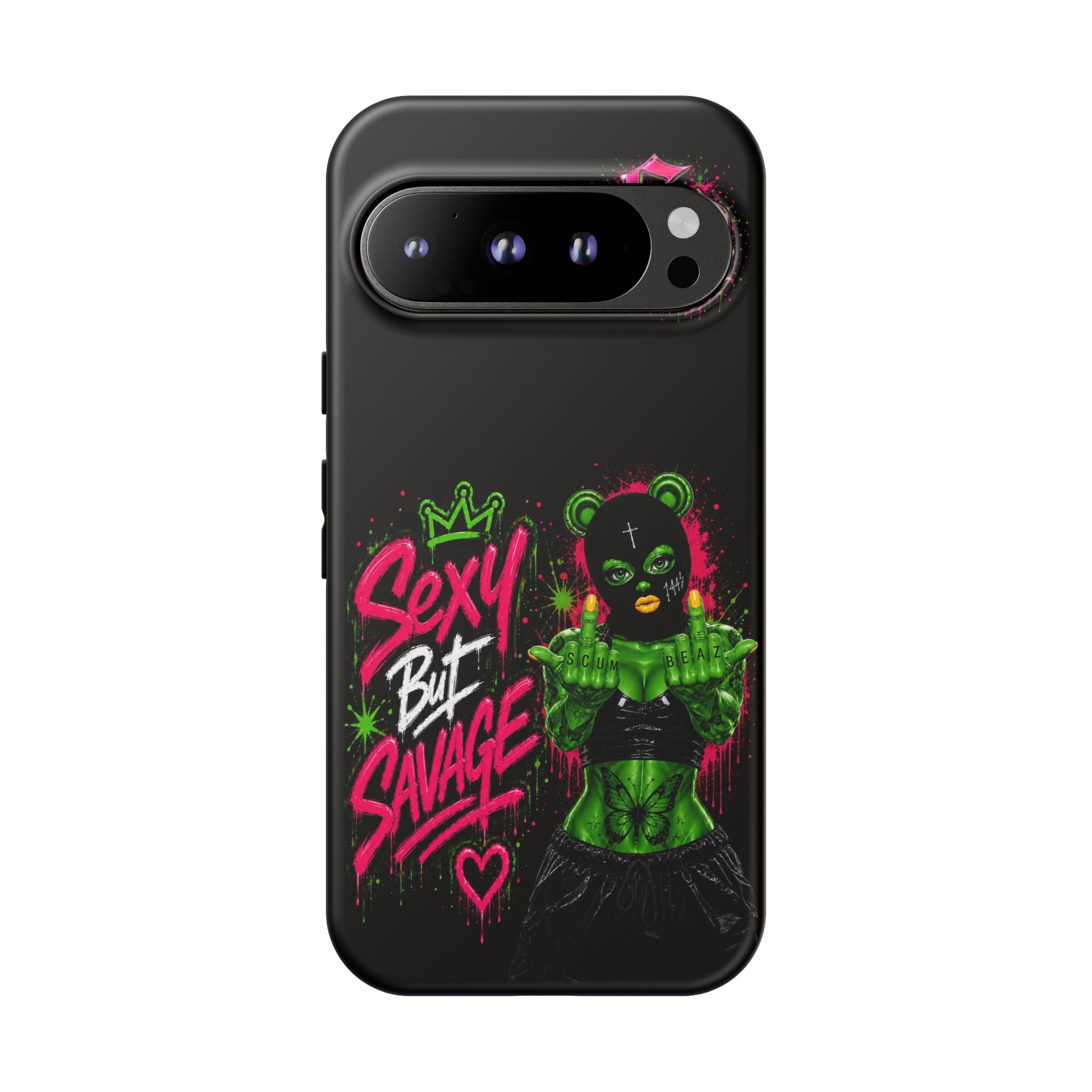 SCUMMIEBEARZ Sexy But Savage Green Remix Tough Cases