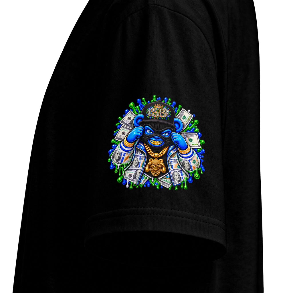 Hustle Mode, Green Remix | SCUMMIEBEARZ™ Shaka Wear Heavyweight Tee