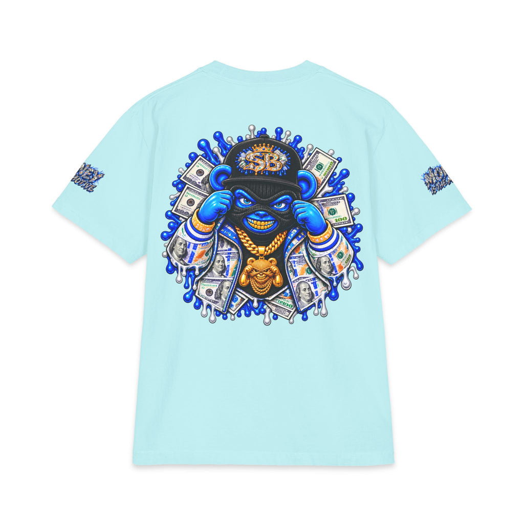 Money Is The Motive Gold Pendant | SCUMMIEBEARZ™ Shaka Wear Heavyweight Tee