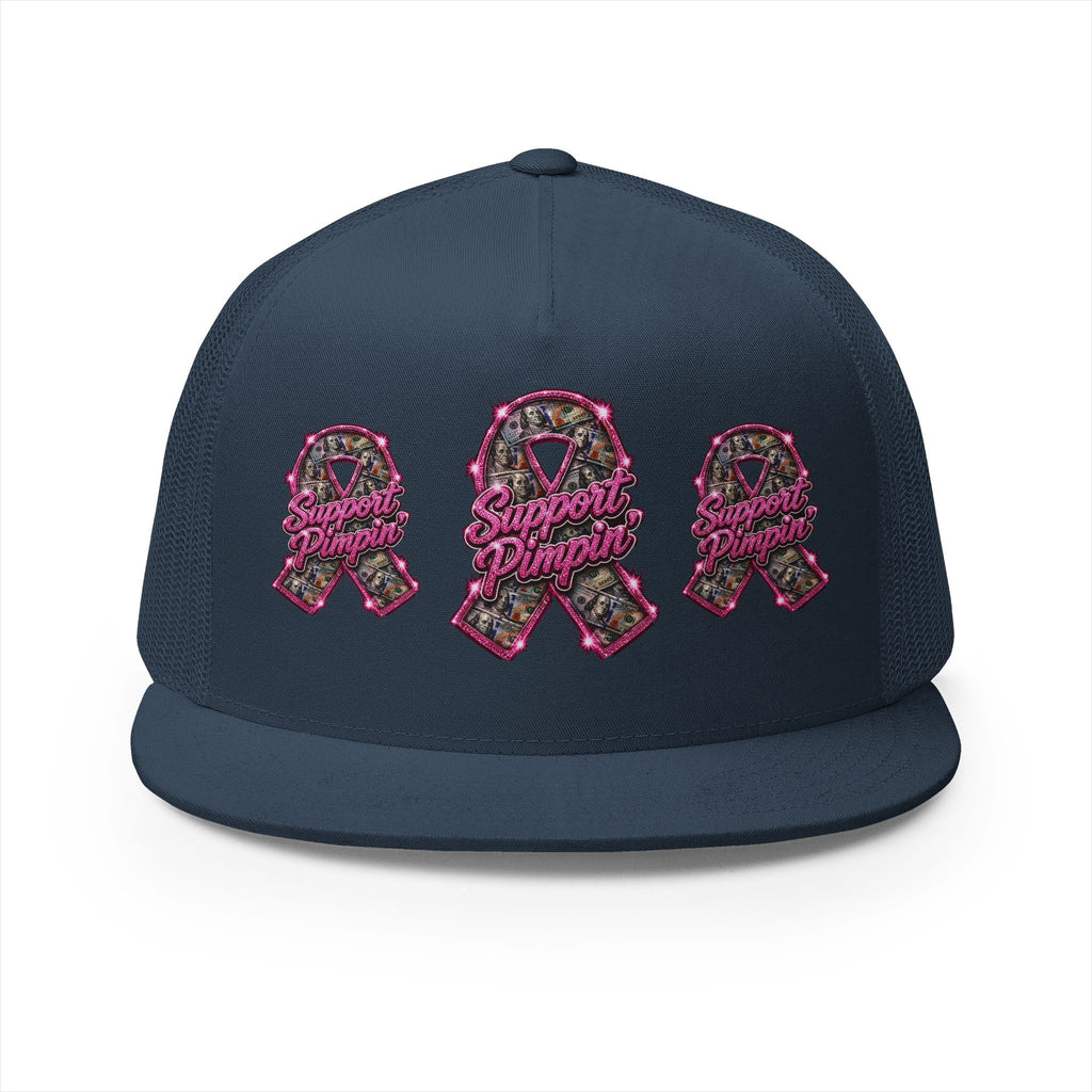 5 Panel Trucker Cap-SUPPORT PIMPIN-SCUMMIEBEARZ™