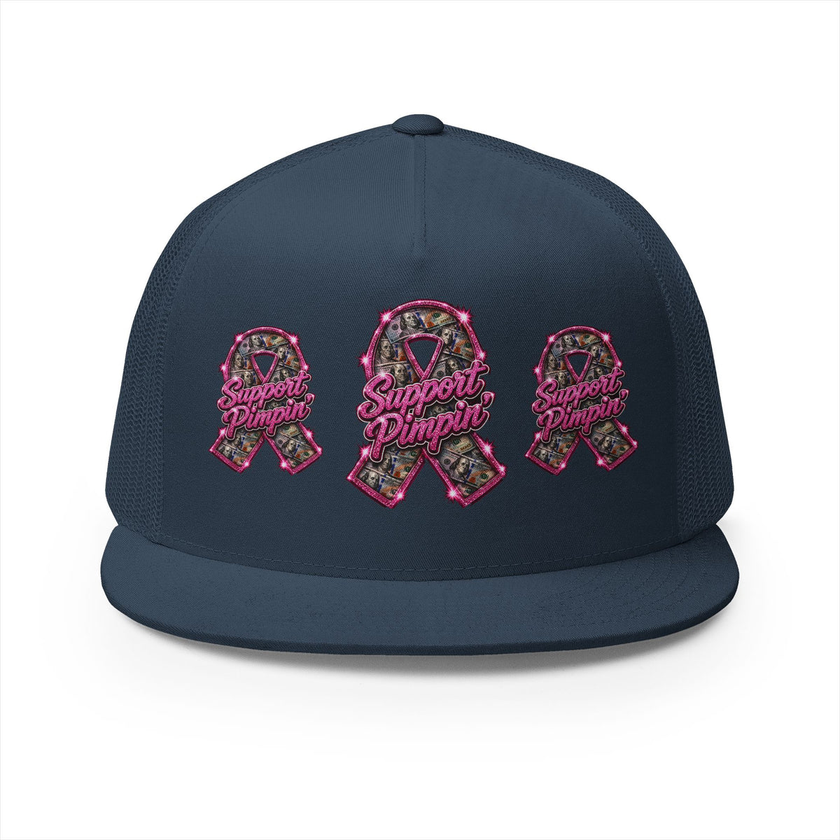 5 Panel Trucker Cap-SUPPORT PIMPIN-SCUMMIEBEARZ™