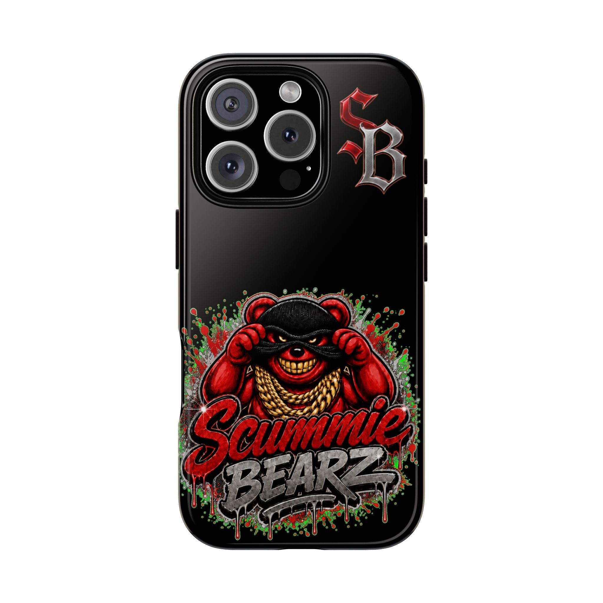 SCUMMIEBEARZ ♦️RED LOGO♦️ Tough Cases