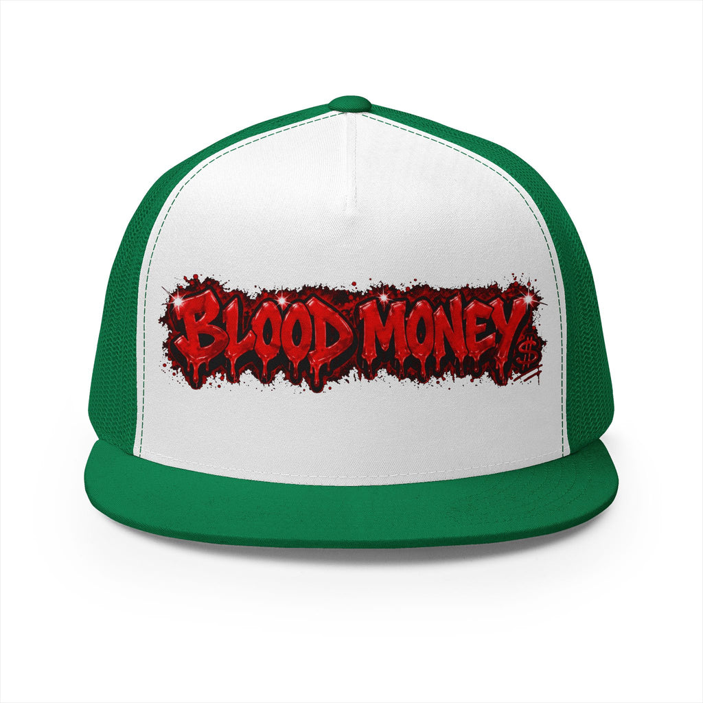 5 Panel Trucker Cap-BLOOD MONEY-SCUMMIEBEARZ™