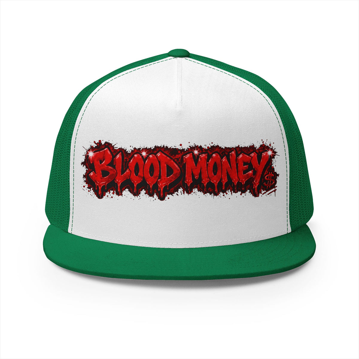 5 Panel Trucker Cap-BLOOD MONEY-SCUMMIEBEARZ™