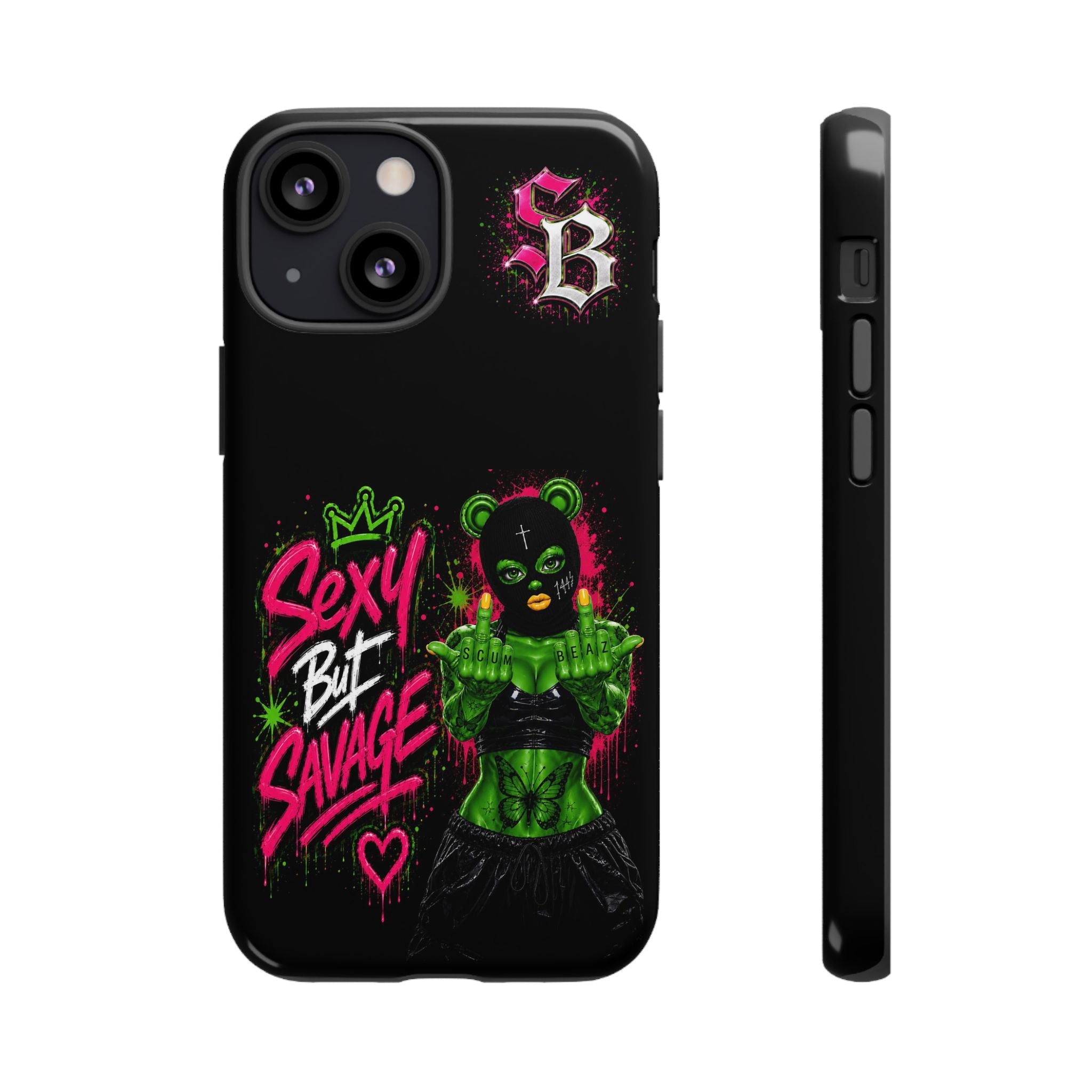 SCUMMIEBEARZ Sexy But Savage Green Remix Tough Cases
