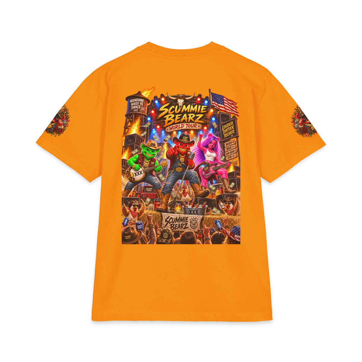 Country World Tour | SCUMMIEBEARZ™ Shaka Wear Heavyweight Tee