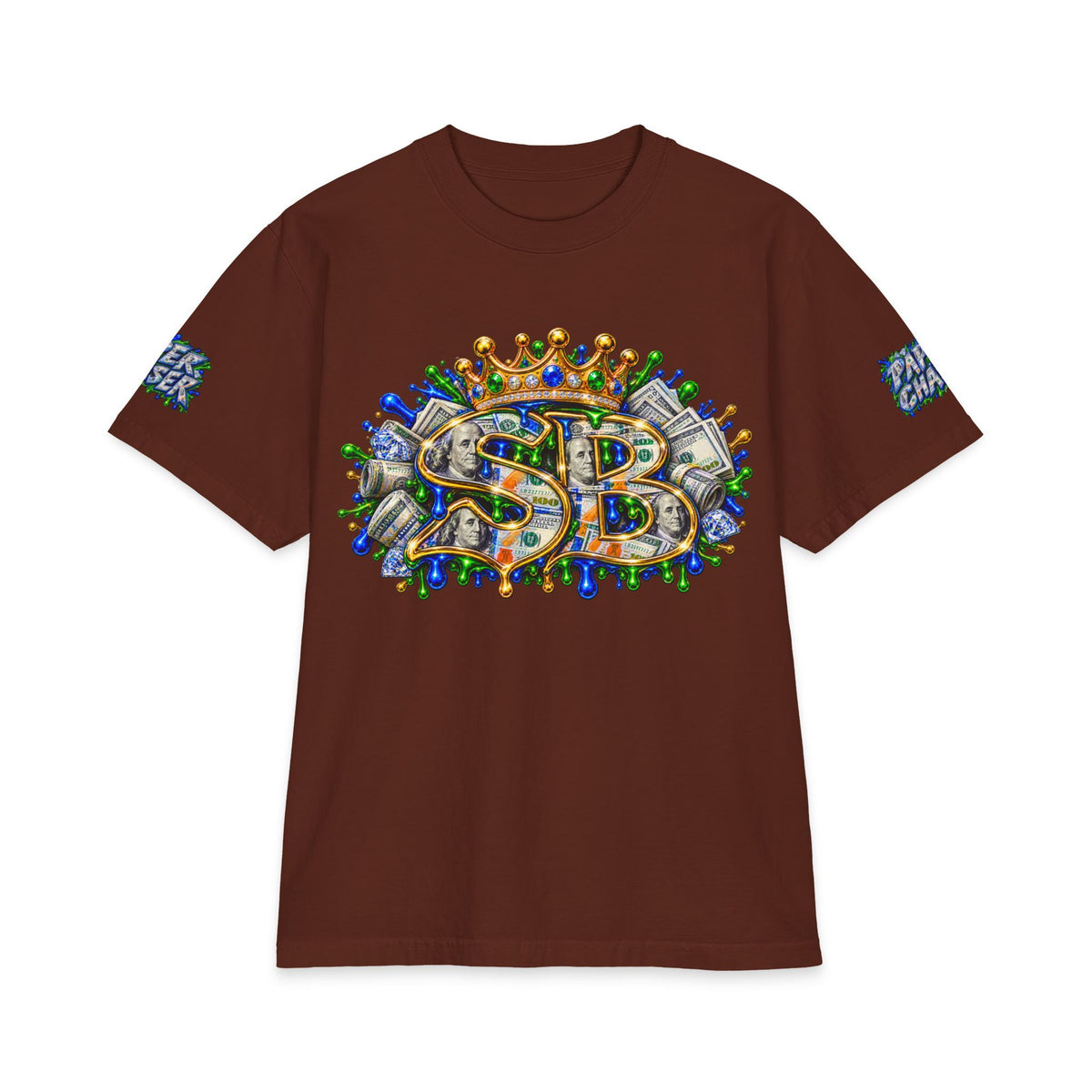 Sb Logo Paperchaser Masked Crown | SCUMMIEBEARZ™ Shaka Wear Heavyweight Tee