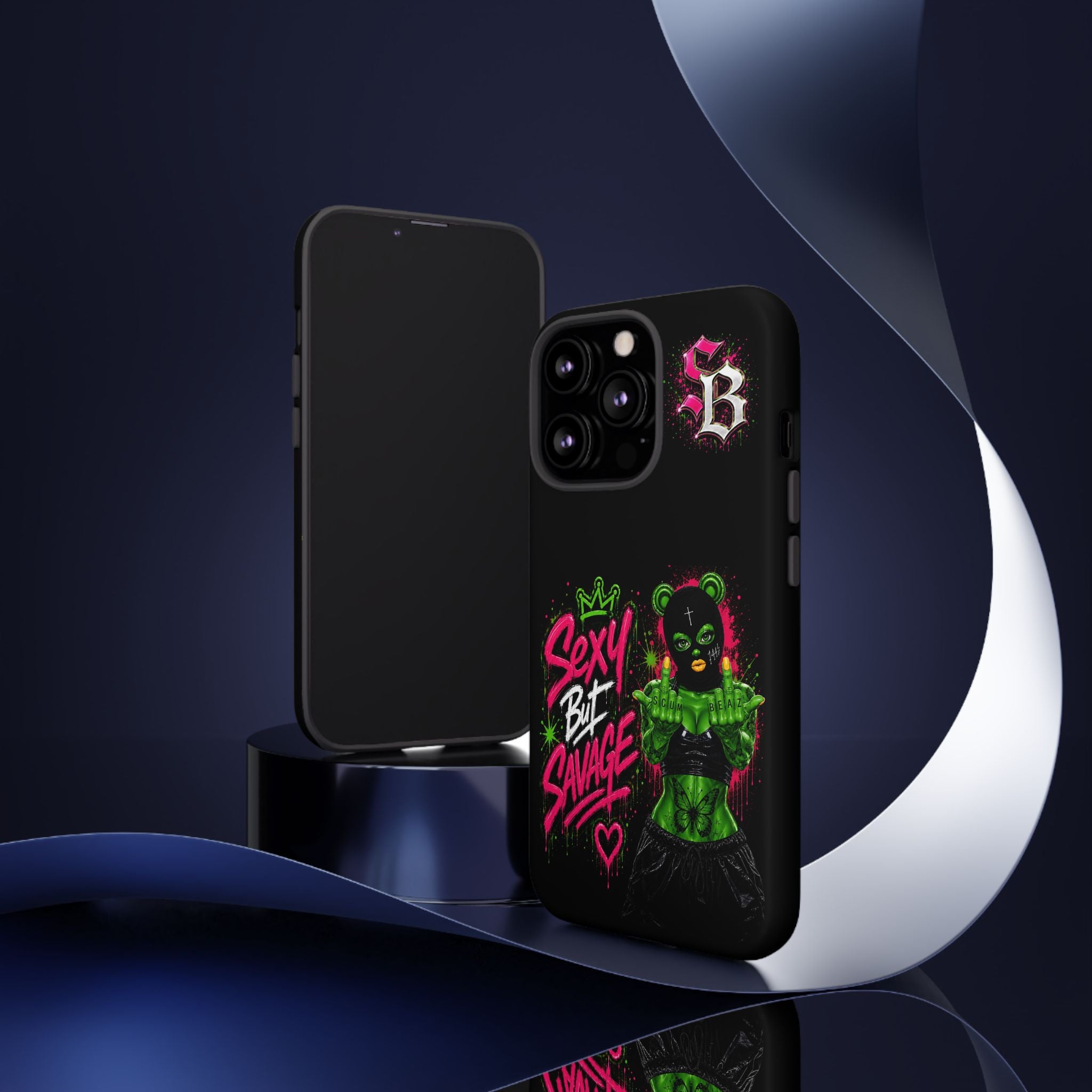 SCUMMIEBEARZ Sexy But Savage Green Remix Tough Cases