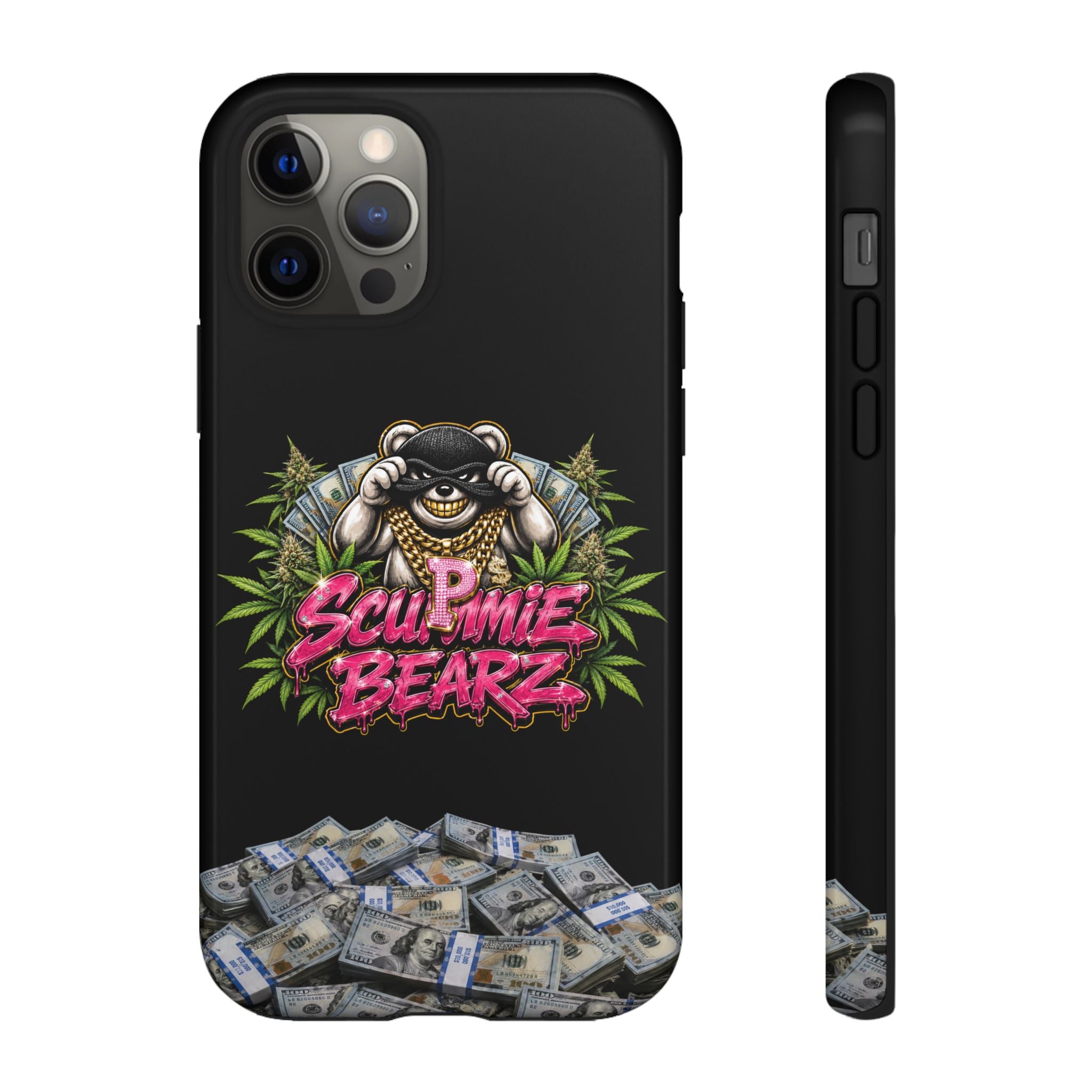 SCUMMIEBEARZ P.M.W. (P***y Money Weed) Logo Tough Cases