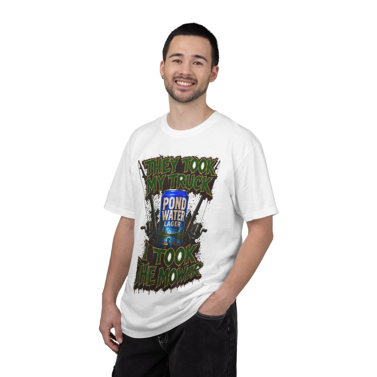 Unisex Garment-Dyed T-shirt- pond water mydaileys ininpound-SCUMMIEBEARZ™