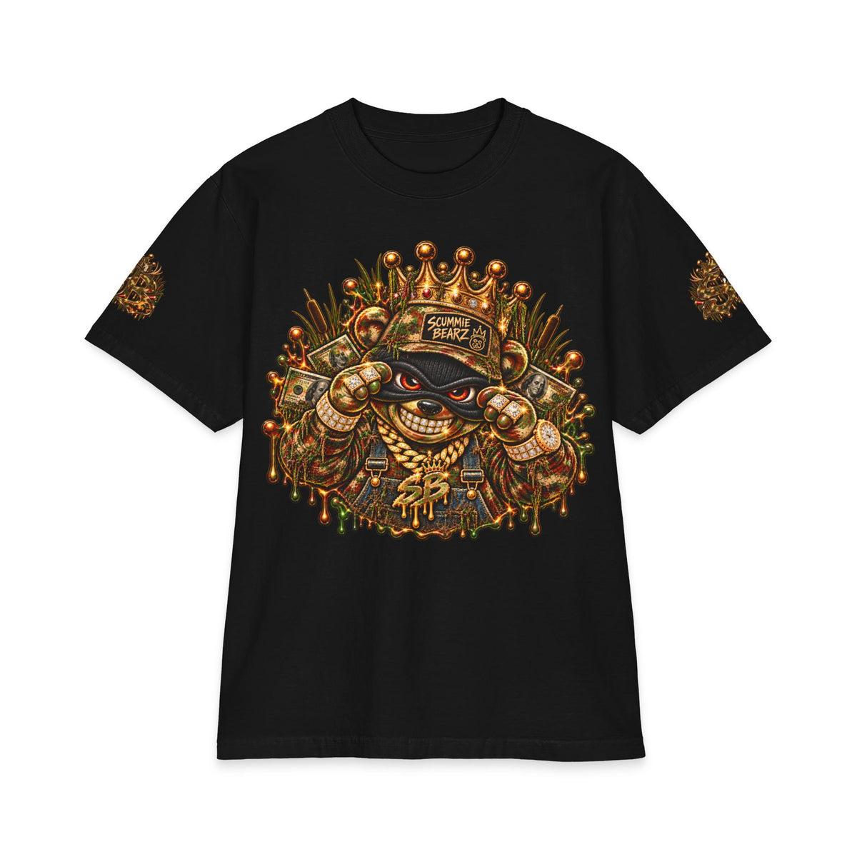 Saloon And Casino | SCUMMIEBEARZ™ Shaka Wear Heavyweight Tee