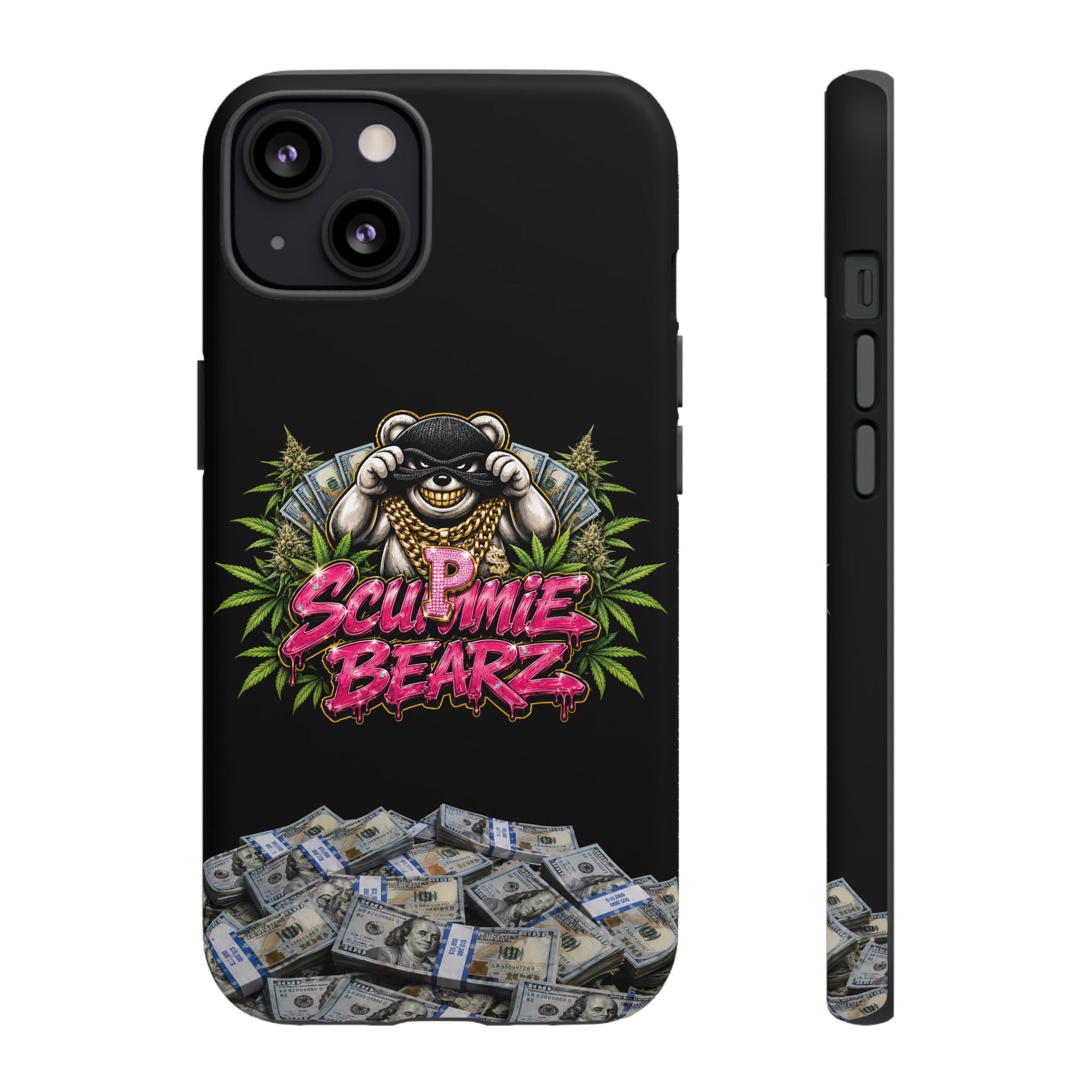 SCUMMIEBEARZ P.M.W. (P***y Money Weed) Logo Tough Cases