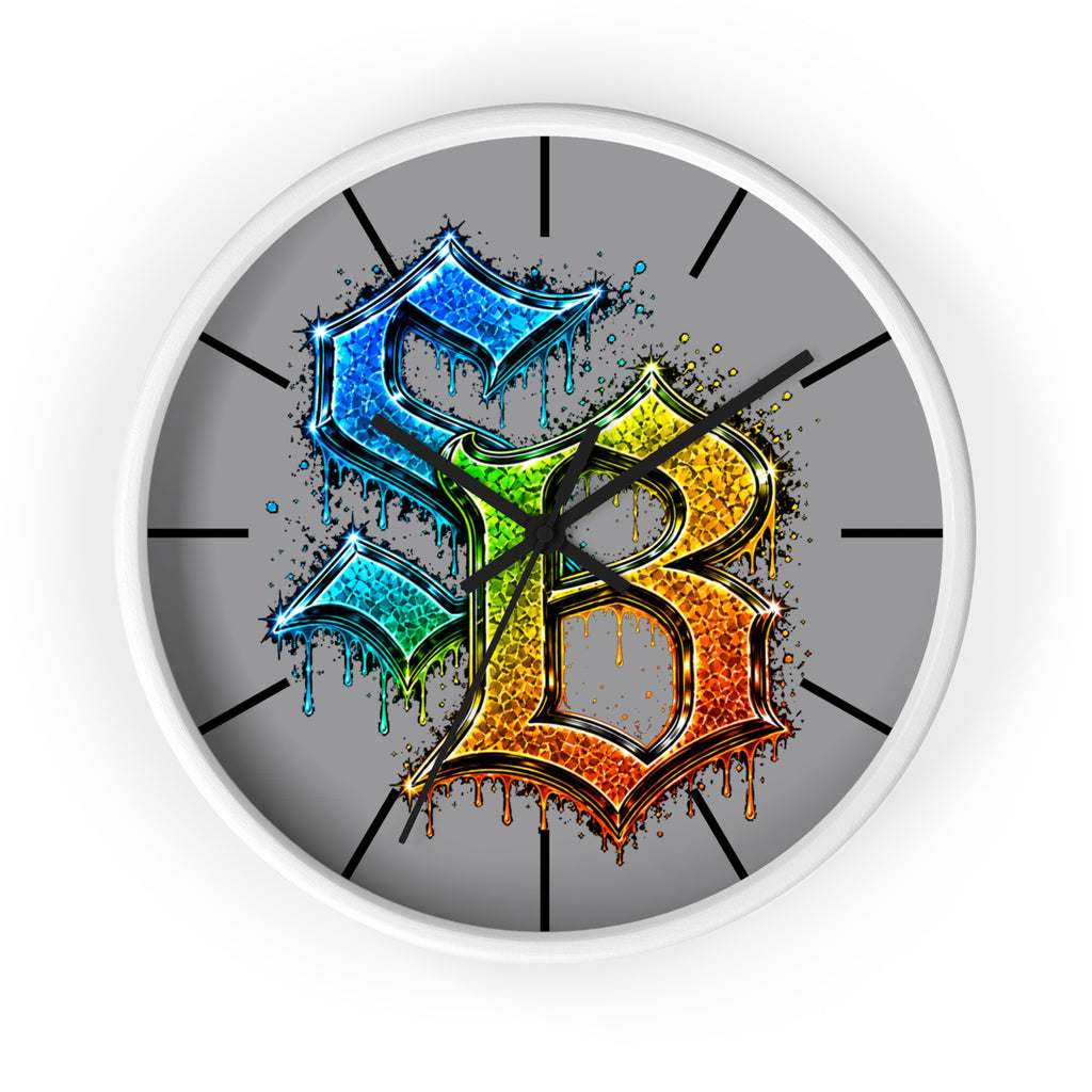 Wall Clock (Rainbow SB Logo)-SCUMMIEBEARZ™️