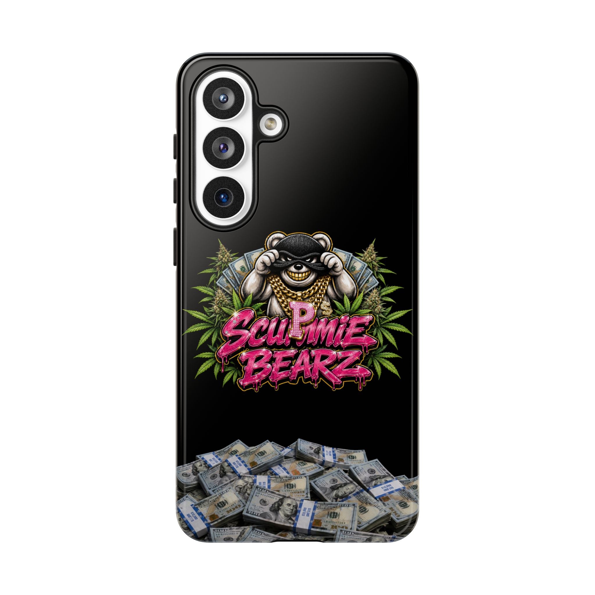 SCUMMIEBEARZ P.M.W. (P***y Money Weed) Logo Tough Cases