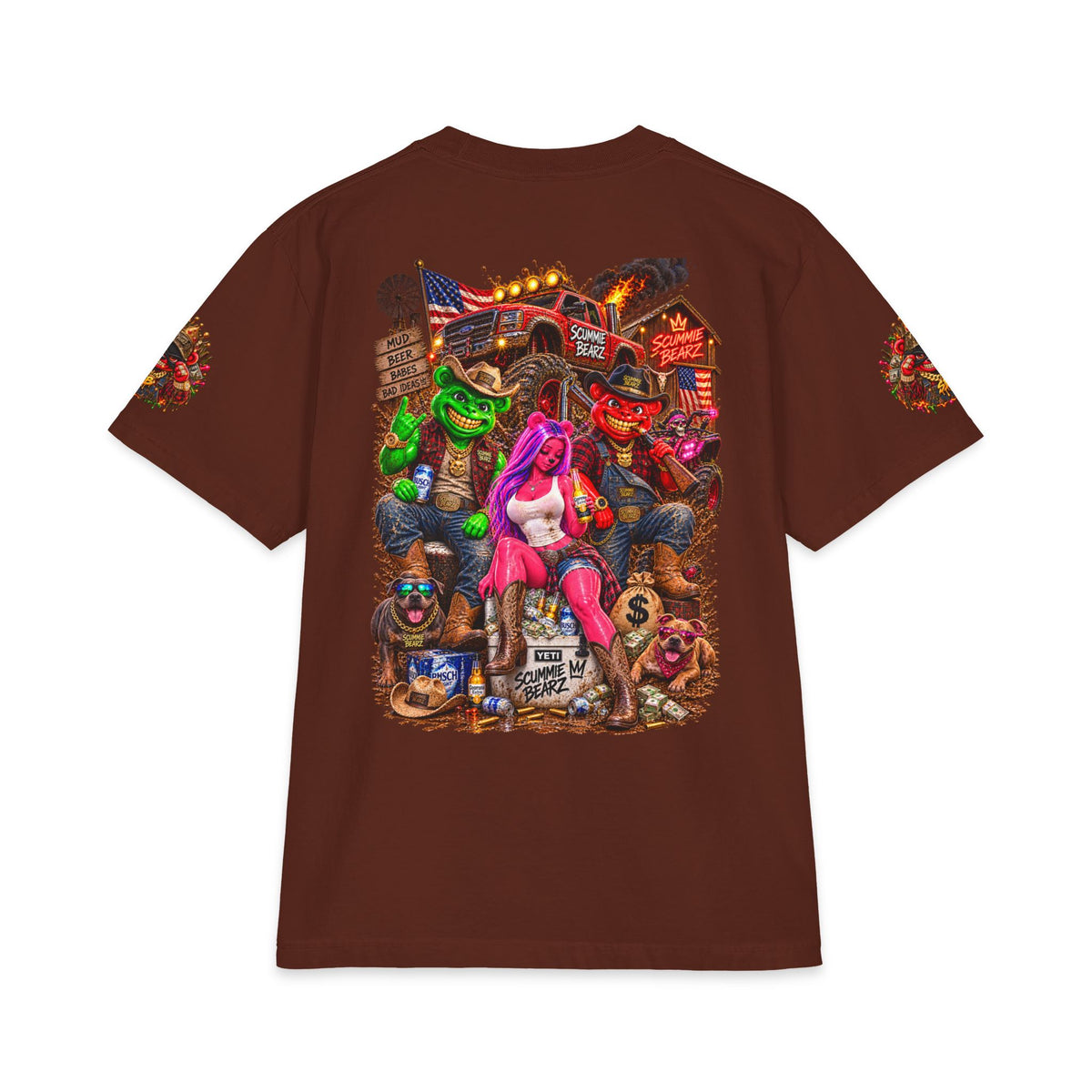 Mr. Green | SCUMMIEBEARZ™ Shaka Wear Heavyweight Tee