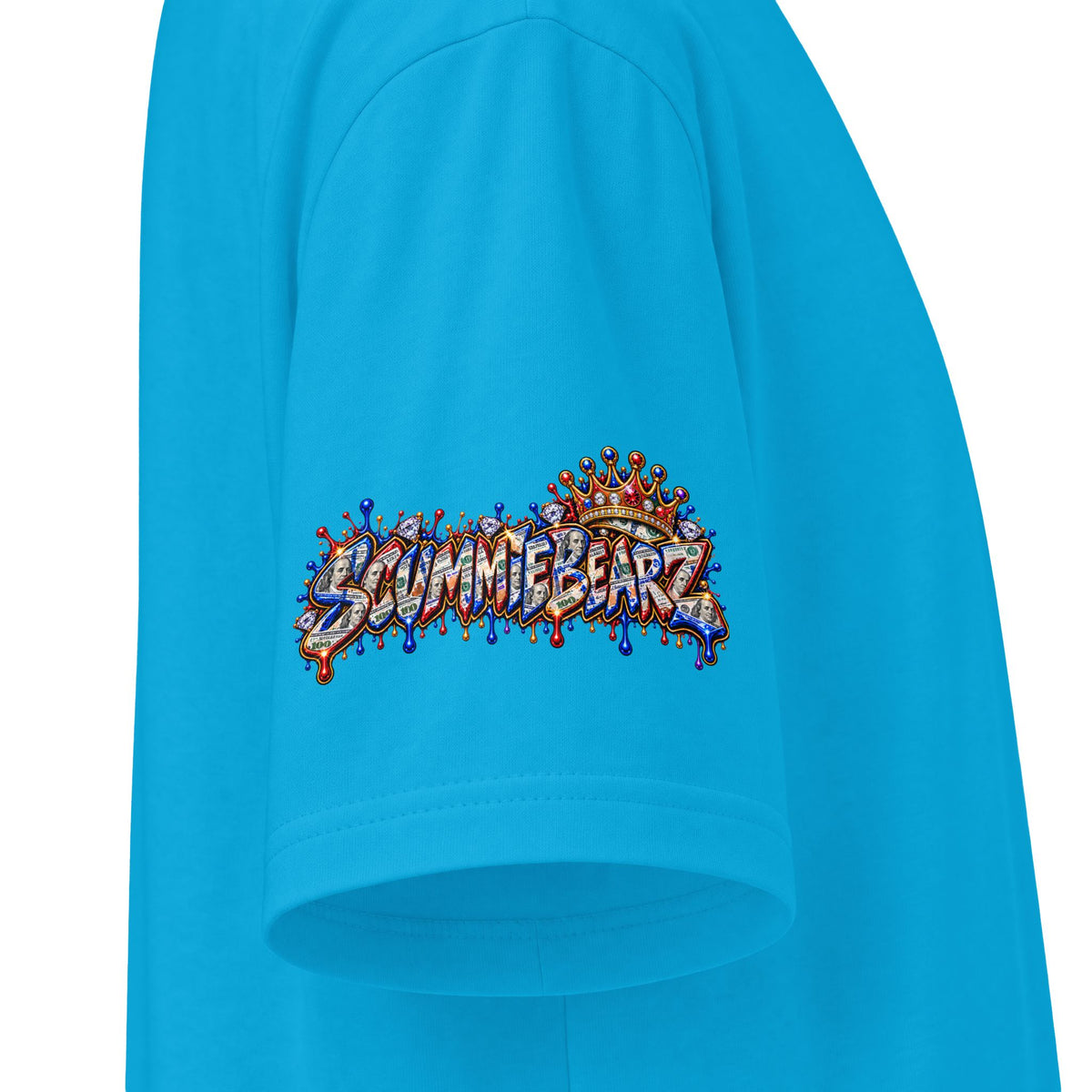 Get Served Red/Blue Remix | SCUMMIEBEARZ™ Shaka Wear Heavyweight Tee
