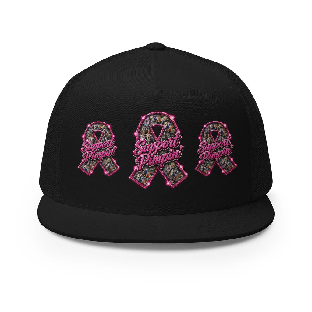 5 Panel Trucker Cap-SUPPORT PIMPIN-SCUMMIEBEARZ™