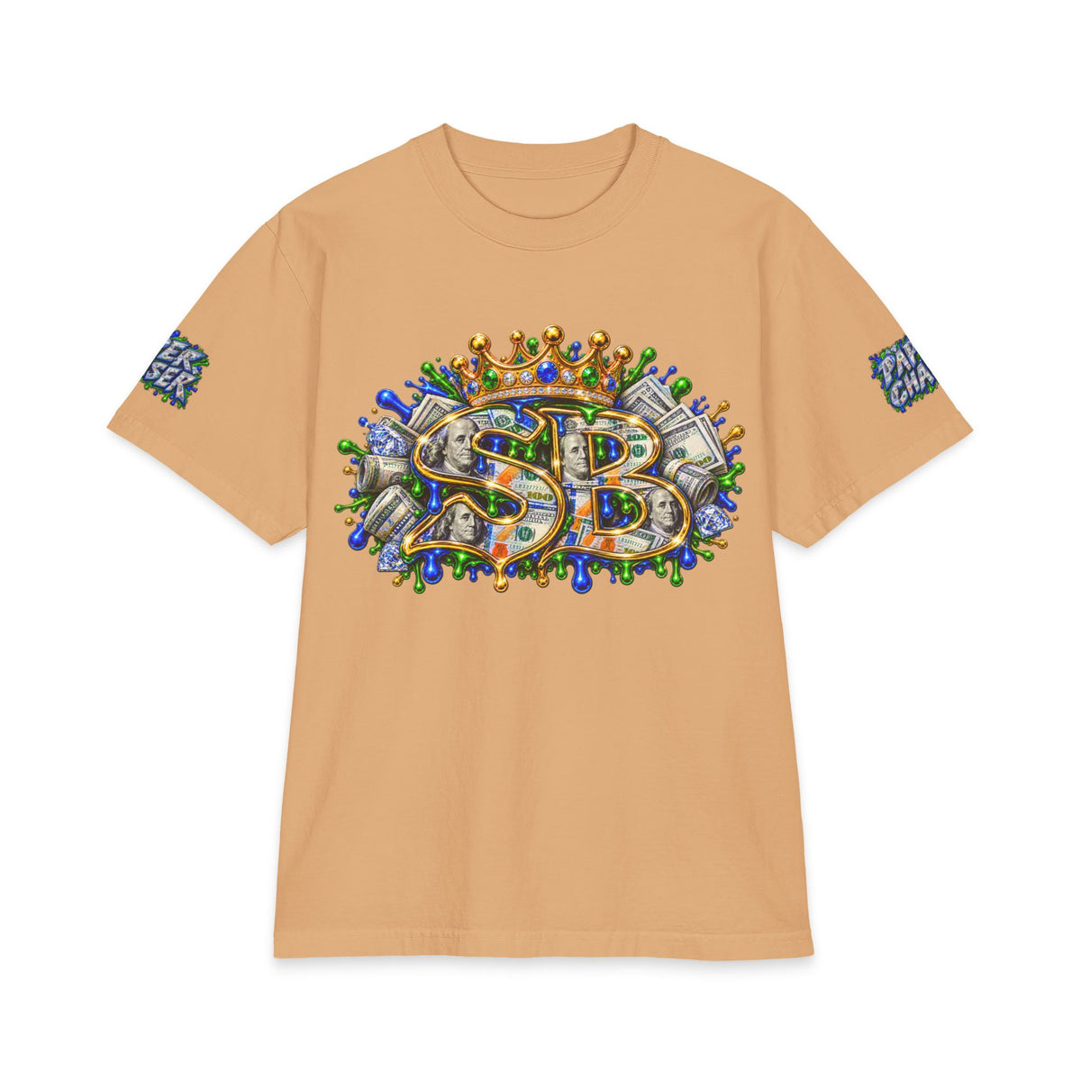 Sb Logo Paperchaser Masked Crown | SCUMMIEBEARZ™ Shaka Wear Heavyweight Tee