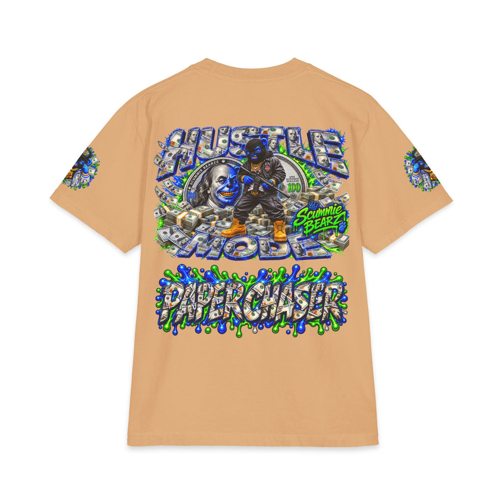 Hustle Mode, Green Remix | SCUMMIEBEARZ™ Shaka Wear Heavyweight Tee