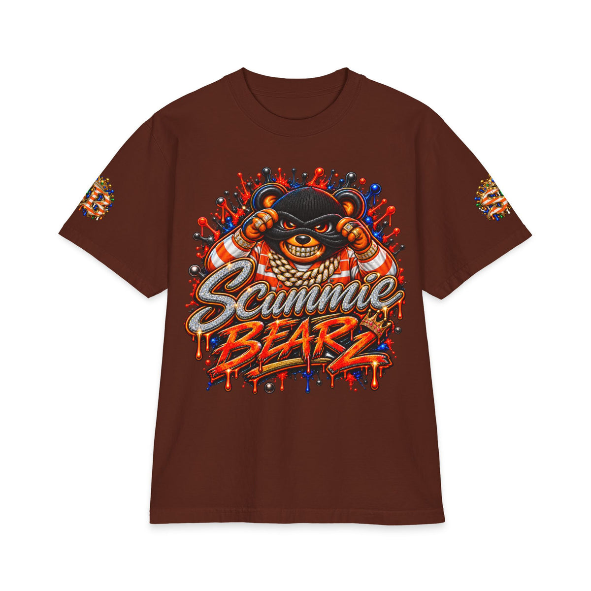 Stress Box — Alternate Logo Layout | SCUMMIEBEARZ™ Shaka Wear Heavyweight Tee