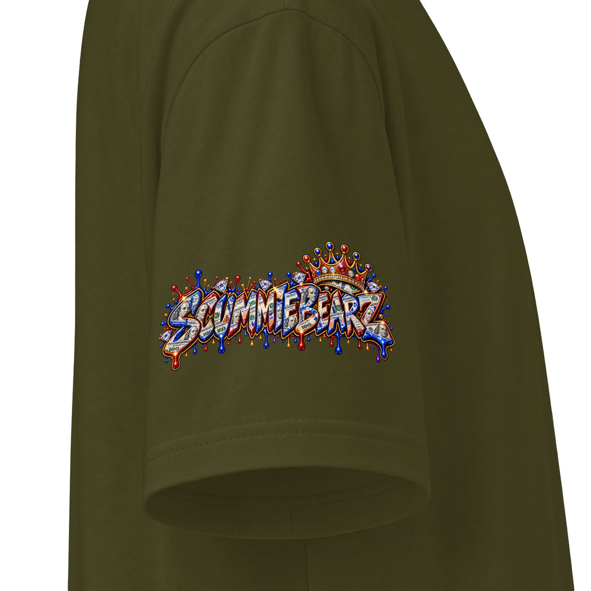Get Served Red/Blue Remix | SCUMMIEBEARZ™ Shaka Wear Heavyweight Tee
