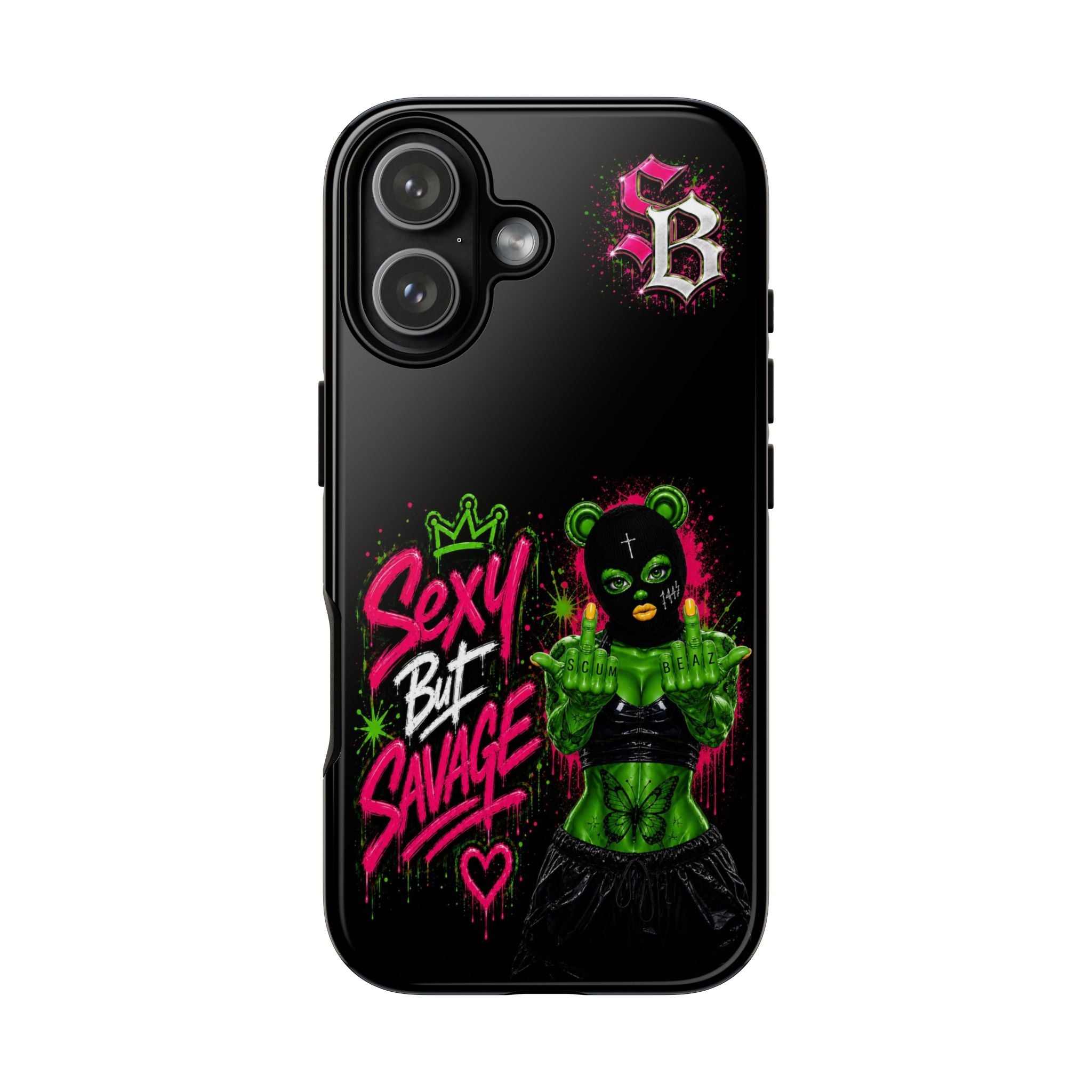 SCUMMIEBEARZ Sexy But Savage Green Remix Tough Cases