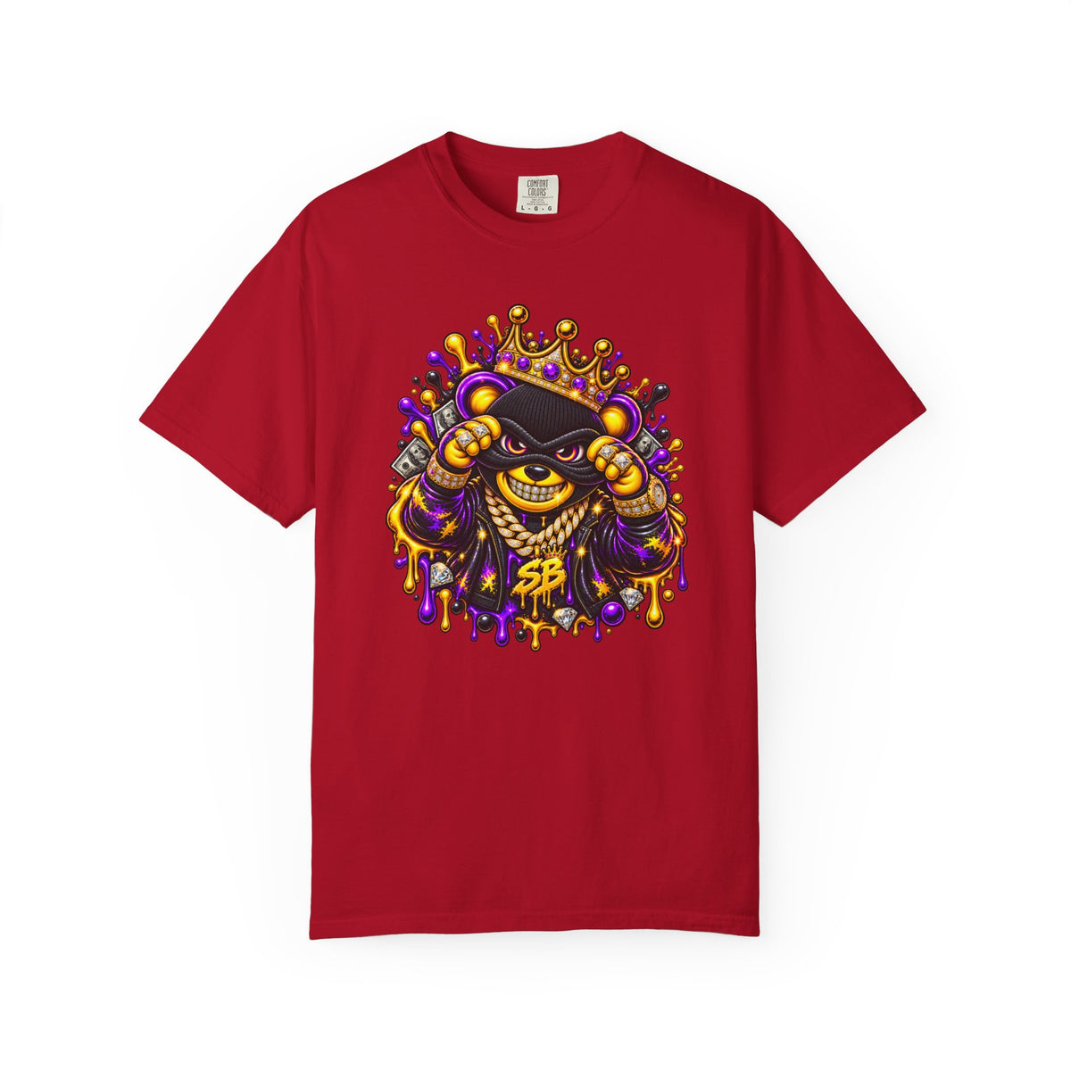 Unisex Garment-Dyed T-shirt-what you need i got it/ WHAT YOU NEED i GOT IT/CROWN MASK LOGO-SCUMMIEBEARZ™️