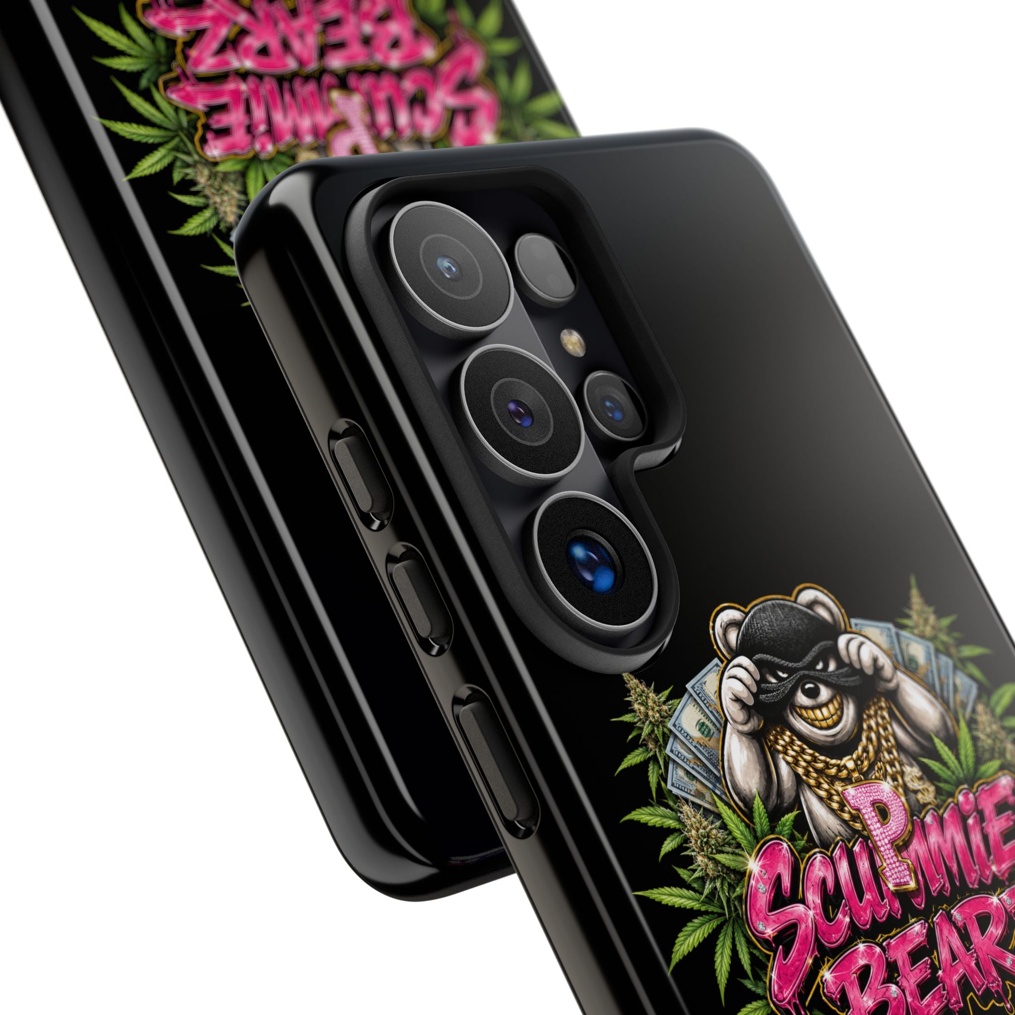 SCUMMIEBEARZ P.M.W. (P***y Money Weed) Logo Tough Cases