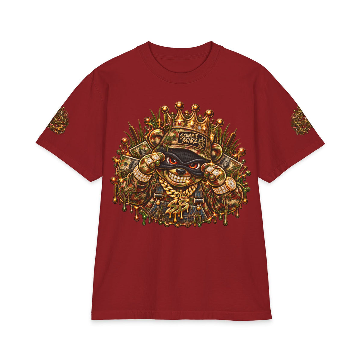Saloon And Casino | SCUMMIEBEARZ™ Shaka Wear Heavyweight Tee