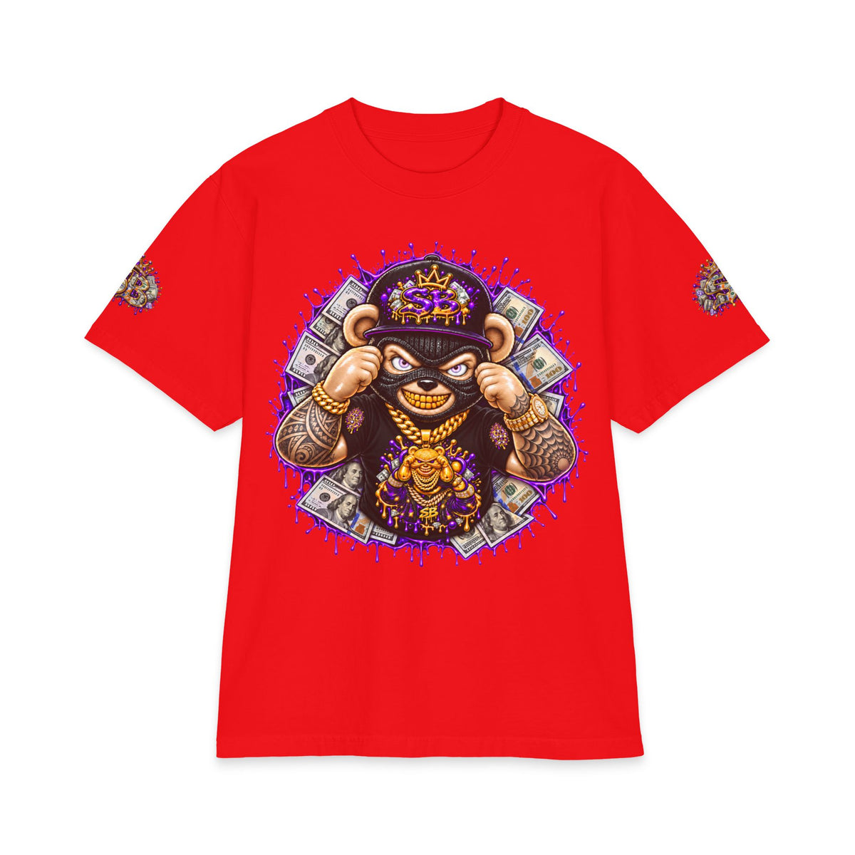 Like Stealing Candy From A Baby Purple Remix | SCUMMIEBEARZ™ Shaka Wear Heavyweight Tee