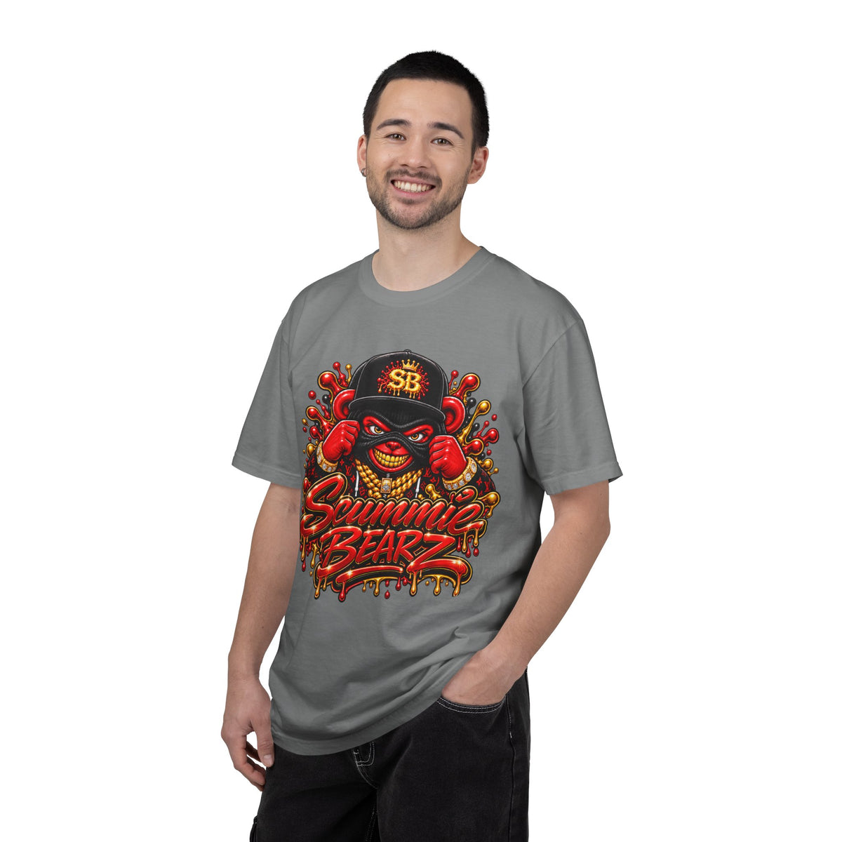 Unisex Garment-Dyed T-shirt-NO WEAPON FORMED-SCUMMIEBEARZ™️