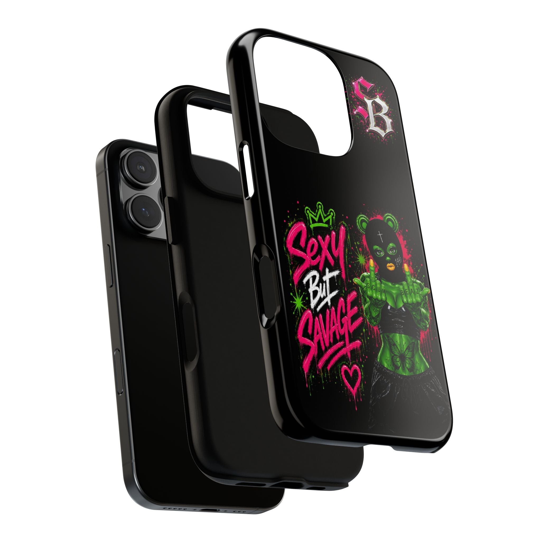 SCUMMIEBEARZ Sexy But Savage Green Remix Tough Cases