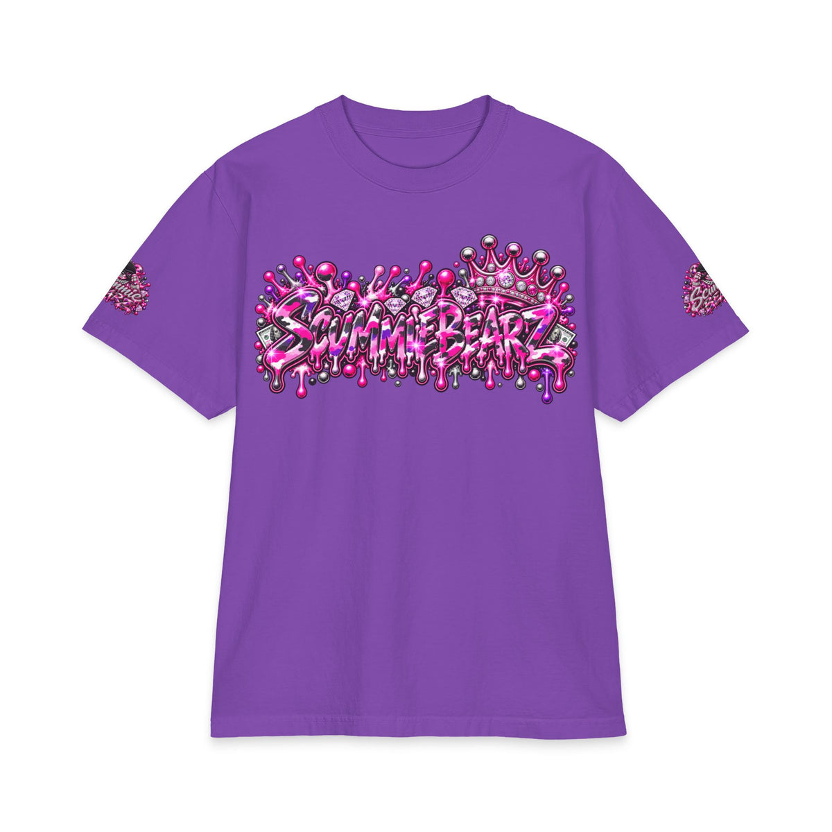 Ratchet — Pink/Purple | SCUMMIEBEARZ™ Shaka Wear Heavyweight Tee
