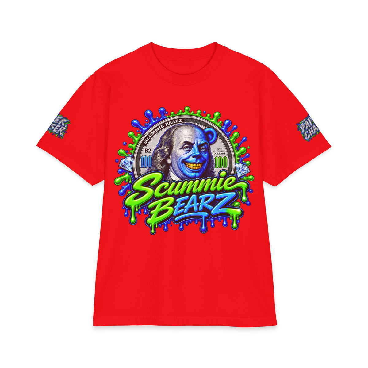 Benji / Paper Chaser | SCUMMIEBEARZ™ Shaka Wear Heavyweight Tee