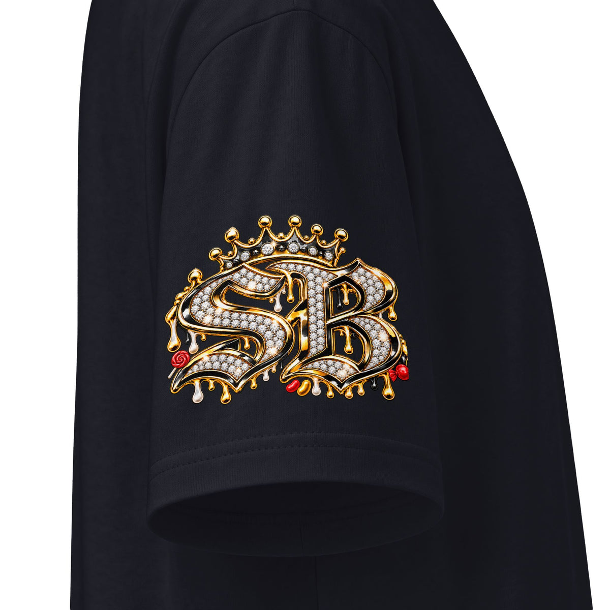 Like Stealing Candy from a Baby — White & Gold Edition | SCUMMIEBEARZ™ Shaka Wear Heavyweight Tee