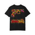 Unisex Garment-Dyed T-shirt-RED CROWN MASK LOGO MULTI COLOR GLOCK -SCUMMIEBEARZ™