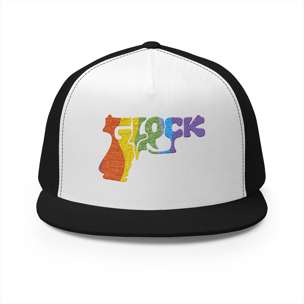 5 Panel Trucker Cap-RAINBOW GLOCK LOGO-SCUMMIEBEARZ™️