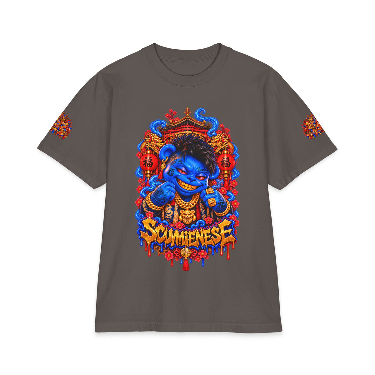 Unisex Max Heavyweight Short Sleeve-scummienese original-SCUMMIEBEARZ™️