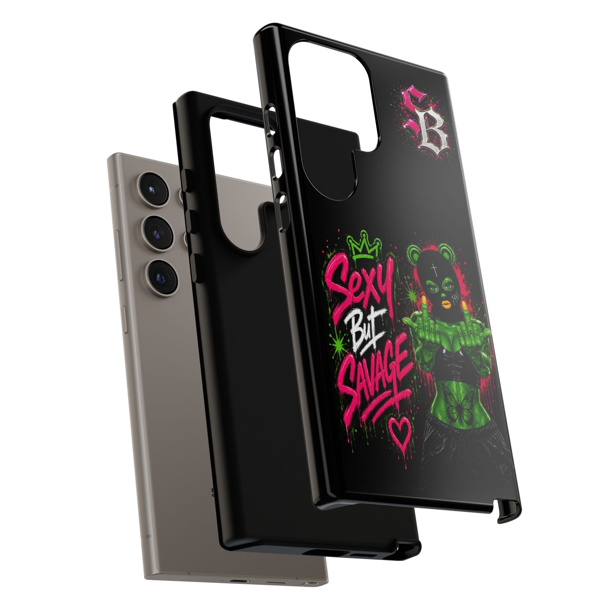 SCUMMIEBEARZ Sexy But Savage Green Remix Tough Cases